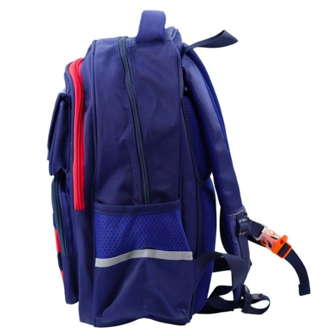Plecak Szkolny Dziecięcy Pas Piersiowy Granatowo Czerwony Kosmos 20L 38cm LEAN Plecak Szkolny Dziecięcy Pas Piersiowy Granatowo Czerwony Kosmos 20L 38cm LEAN