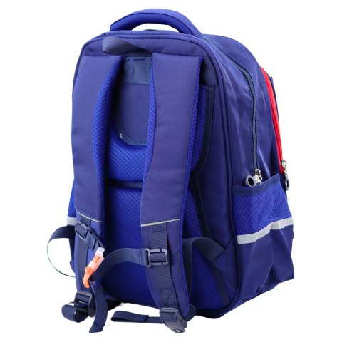 Plecak Szkolny Dziecięcy Pas Piersiowy Granatowo Czerwony Kosmos 20L 38cm LEAN Plecak Szkolny Dziecięcy Pas Piersiowy Granatowo Czerwony Kosmos 20L 38cm LEAN