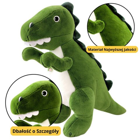 Pluszowa Maskotka Przytulanka Dinozaur Zielony 27cm LEAN Toys Pluszowa Maskotka Przytulanka Dinozaur Zielony 27cm LEAN Toys