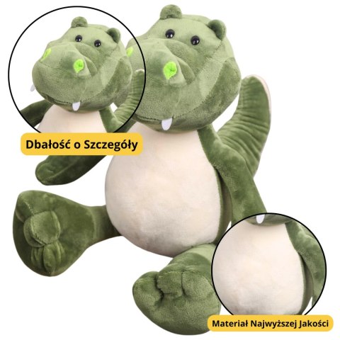 Pluszowa Maskotka Przytulanka Krokodyl Zielony 25cm LEAN Toys Pluszowa Maskotka Przytulanka Krokodyl Zielony 25cm LEAN Toys