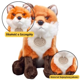 Pluszowa Maskotka Przytulanka Lis Rudo Brązowy 23cm LEAN Toys