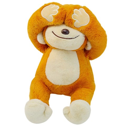 Pluszowa Maskotka Przytulanka Małpka Z Magnesami Brązowa 23cm LEAN Toys Pluszowa Maskotka Przytulanka Małpka Z Magnesami Brązowa 23cm LEAN Toys