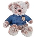 Pluszowa Maskotka Przytulanka Miś Szary Niebieski Sweterek 21cm LEAN Toys