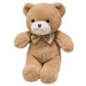 Pluszowa Maskotka Przytulanka Miś Z Kokardką Beżowy 25cm LEAN Toys