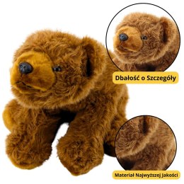 Pluszowa Maskotka Przytulanka Niedźwiedź Brązowy 28cm LEAN Toys