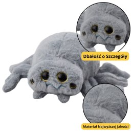 Pluszowa Maskotka Przytulanka Owad Pająk Szary 30cm LEAN Toys