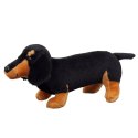Pluszowa Maskotka Przytulanka Pies Jamnik Czarny 25cm LEAN Toys