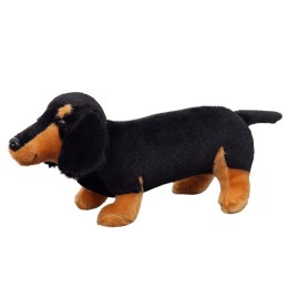Pluszowa Maskotka Przytulanka Pies Jamnik Czarny 25cm LEAN Toys