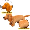 Pluszowa Maskotka Przytulanka Pies Jamnik Jasno Brązowy 25cm LEAN Toys
