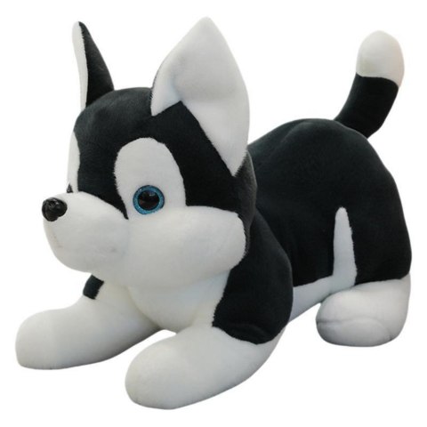 Pluszowa Maskotka Przytulanka Piesek Husky Czarno-Biały 30cm LEAN Toys Pluszowa Maskotka Przytulanka Piesek Husky Czarno-Biały 30cm LEAN Toys