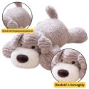 Pluszowa Maskotka Przytulanka Piesek Jasnoszary 30cm LEAN Toys