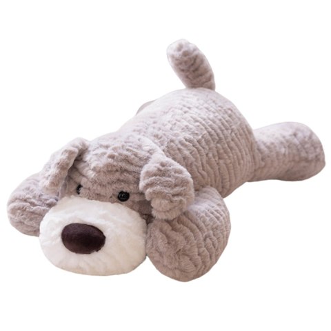 Pluszowa Maskotka Przytulanka Piesek Jasnoszary 30cm LEAN Toys Pluszowa Maskotka Przytulanka Piesek Jasnoszary 30cm LEAN Toys