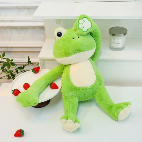Pluszowa Maskotka Przytulanka Żaba Z Magnesami Zielona 23cm LEAN Toys Pluszowa Maskotka Przytulanka Żaba Z Magnesami Zielona 23cm LEAN Toys