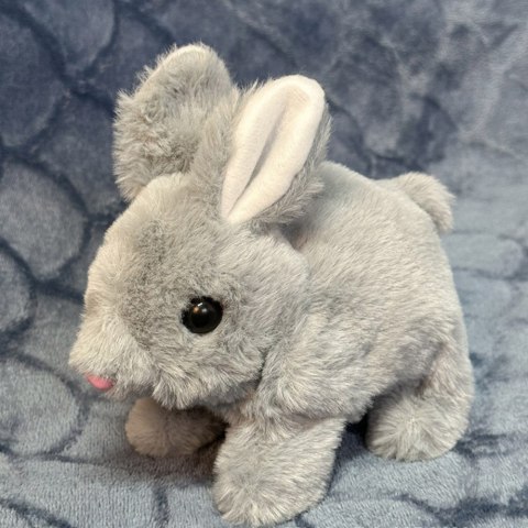 Pluszowa Maskotka Przytulanka Zając Królik Szary 18cm LEAN Toys Pluszowa Maskotka Przytulanka Zając Królik Szary 18cm LEAN Toys