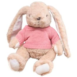 Pluszowa Maskotka Przytulanka Zając Sweterek Różowy 22cm LEAN Toys