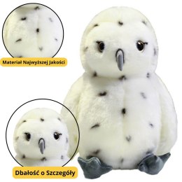 Pluszowa Sowa Ptak Pluszak Maskotka Przytulanka Biała 23cm LEAN Toys