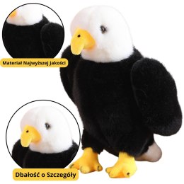 Pluszowy Orzeł Ptak Pluszak Maskotka Przytulanka Czarno Biały 25cm LEAN Toys