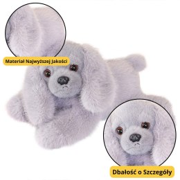 Pluszowy Piesek Cocker Spaniel Z Obciążonymi Łapami Szary 30cm LEAN Toys
