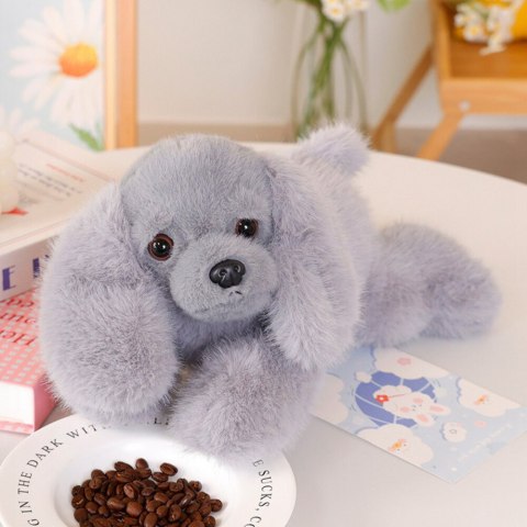 Pluszowy Piesek Cocker Spaniel Z Obciążonymi Łapami Szary 30cm LEAN Toys Pluszowy Piesek Cocker Spaniel Z Obciążonymi Łapami Szary 30cm LEAN Toys