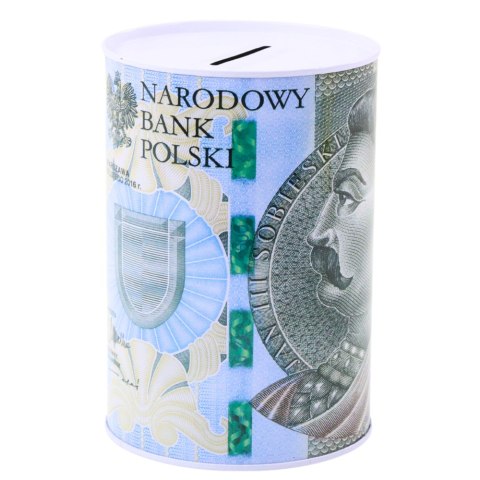Skarbonka Metalowa Dla Dzieci Banknot 500 Złotych 15 x 10,5cm LEAN TOYS Skarbonka Metalowa Dla Dzieci Banknot 500 Złotych 15 x 10,5cm LEAN TOYS