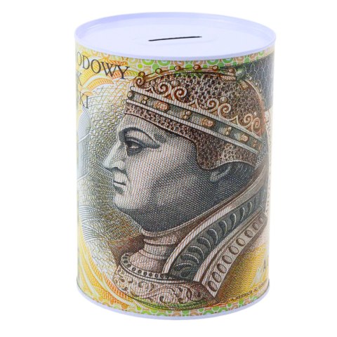 Skarbonka Metalowa Puszka Banknot 200 Złotych 16x12cm LEAN TOYS Skarbonka Metalowa Puszka Banknot 200 Złotych 16x12cm LEAN TOYS