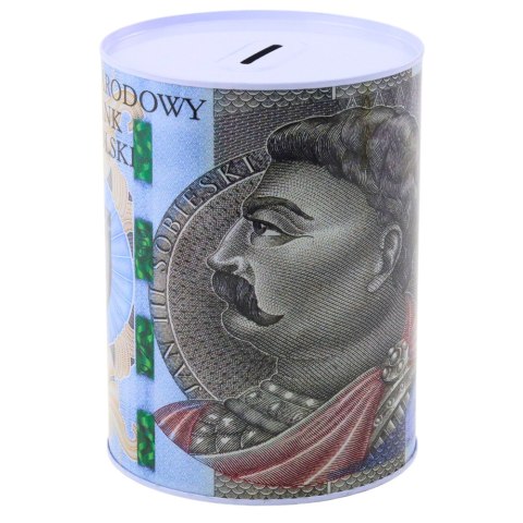 Skarbonka Metalowa Puszka Banknot 500 Złotych 16x12cm LEAN TOYS Skarbonka Metalowa Puszka Banknot 500 Złotych 16x12cm LEAN TOYS