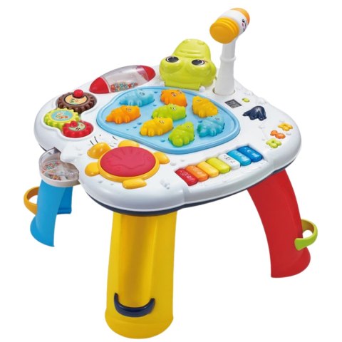 Stolik Interaktywny Edukacyjny Pianinko Bębenek Krokodyl LEAN Toys Stolik Interaktywny Edukacyjny Pianinko Bębenek Krokodyl LEAN Toys