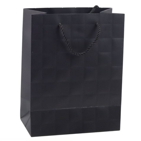 Torba Prezentowa Elegancka Tłoczone Kwadraty 23 x 18 x 10,5 cm LEAN Torba Prezentowa Elegancka Tłoczone Kwadraty 23 x 18 x 10,5 cm LEAN
