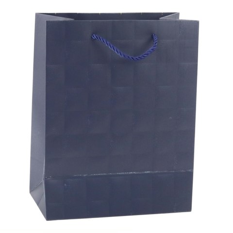 Torba Prezentowa Elegancka Tłoczone Kwadraty 23 x 18 x 10,5 cm LEAN Torba Prezentowa Elegancka Tłoczone Kwadraty 23 x 18 x 10,5 cm LEAN