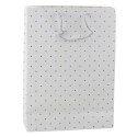 Torba Prezentowa Klasyczna W Złote Kropki 41 x 30 x 12 cm LEAN