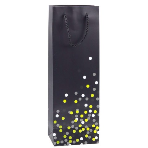 Torba Prezentowa Na Butelkę Wino W Kropki 36 x 12 x 9cm LEAN Torba Prezentowa Na Butelkę Wino W Kropki 36 x 12 x 9cm LEAN