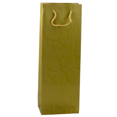 Torba Prezentowa Na Butelkę Wino Wzór Z Napisami 35 x 12 x 9 cm LEAN Torba Prezentowa Na Butelkę Wino Wzór Z Napisami 35 x 12 x 9 cm LEAN