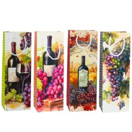 Torba Prezentowa Na Wino Butelkę Papierowa 35 x 12 x 9 cm LEAN