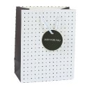 Torba Prezentowa Z Kropkami Napis Just For You 23 x 18 x 10,5 cm LEAN