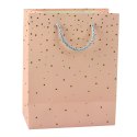 Torba Prezentowa Ze Złotymi Kropkami 23 x 18 x 10,5 cm LEAN