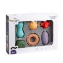 Zestaw Miękkich Zabawek Sensorycznych Klocki Kolorowe 6szt LEAN Toys