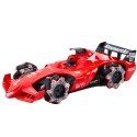 Auto Sportowe Wyścigówka Zdalnie Sterowana RC Efekt Dymu 2.4G Czerwona LEAN Toys