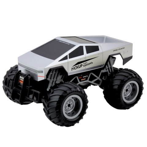 Auto Terenowe Off-Road RC Zdalnie Sterowane Srebrne 1:16 LEAN Toys Auto Terenowe Off-Road RC Zdalnie Sterowane Srebrne 1:16 LEAN Toys