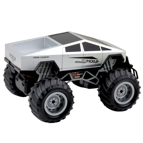 Auto Terenowe Off-Road RC Zdalnie Sterowane Srebrne 1:16 LEAN Toys Auto Terenowe Off-Road RC Zdalnie Sterowane Srebrne 1:16 LEAN Toys