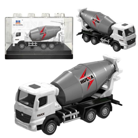 Betoniarka Metalowa Model Kolekcjonerski Huina Biała 1:80 HUINA Betoniarka Metalowa Model Kolekcjonerski Huina Biała 1:80 HUINA