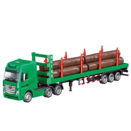 Ciężarówka Transport Drewna Metalowa Huina 1:50 Zielona HUINA