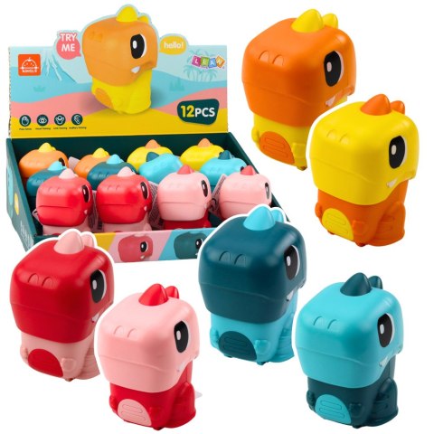 Dinozaur Jeżdżący Z Napędem Aktywacja Ruchem Dla Malucha LEAN TOYS Dinozaur Jeżdżący Z Napędem Aktywacja Ruchem Dla Malucha LEAN TOYS