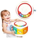 Duży Interaktywny Bębenek Edukacyjny Dla Malucha Kolorowy LEAN Toys