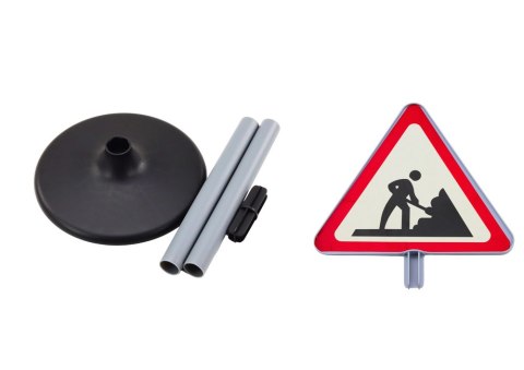 Duży Znak Ostrzegawczy Prace Drogowe Edukacyjny 70cm LEAN Toys Duży Znak Ostrzegawczy Prace Drogowe Edukacyjny 70cm LEAN Toys