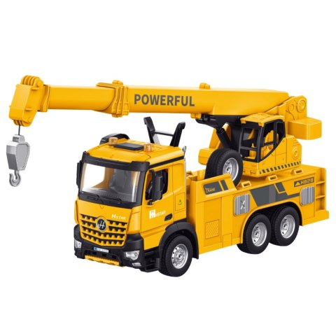 Dźwig Z Hakiem Zdalnie Sterowany RC 2.4G 9CH Żółty LEAN Toys Dźwig Z Hakiem Zdalnie Sterowany RC 2.4G 9CH Żółty LEAN Toys
