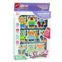 Gra Edukacyjna Sówki Układanka Zręcznościowa Logiczna Domino 18 szt. LEAN Toys