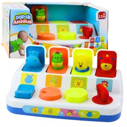 Gra Wyskakujące Zwierzątko Pop Up Interaktywna Dla Najmłodszych LEAN Toys