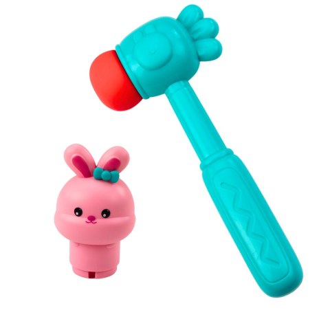Gra Zręcznościowa Uderz Młotkiem Marchewki Wyskakujący Królik LEAN Toys Gra Zręcznościowa Uderz Młotkiem Marchewki Wyskakujący Królik LEAN Toys