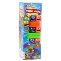 Gra Zręcznościowa Wieża 24 Klocki Z Buźkami Kolorowe LEAN Toys