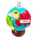 Interaktywny Globus Edukacyjny Dla Malucha Kontynenty Obrotowy LEAN Toys